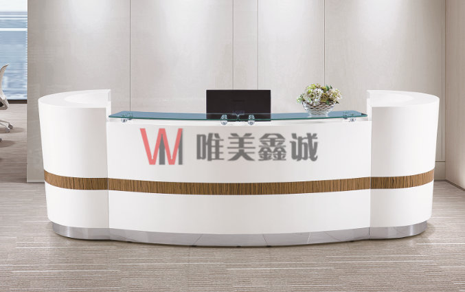 自貢烤漆前臺WM-KQQT-006