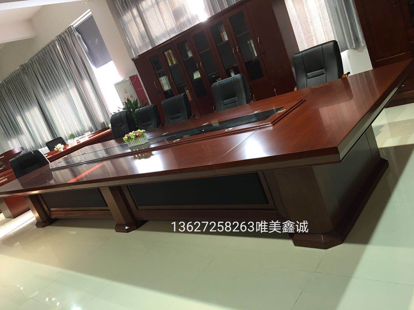 雞西實(shí)木油漆會(huì)議桌WM-GS-4