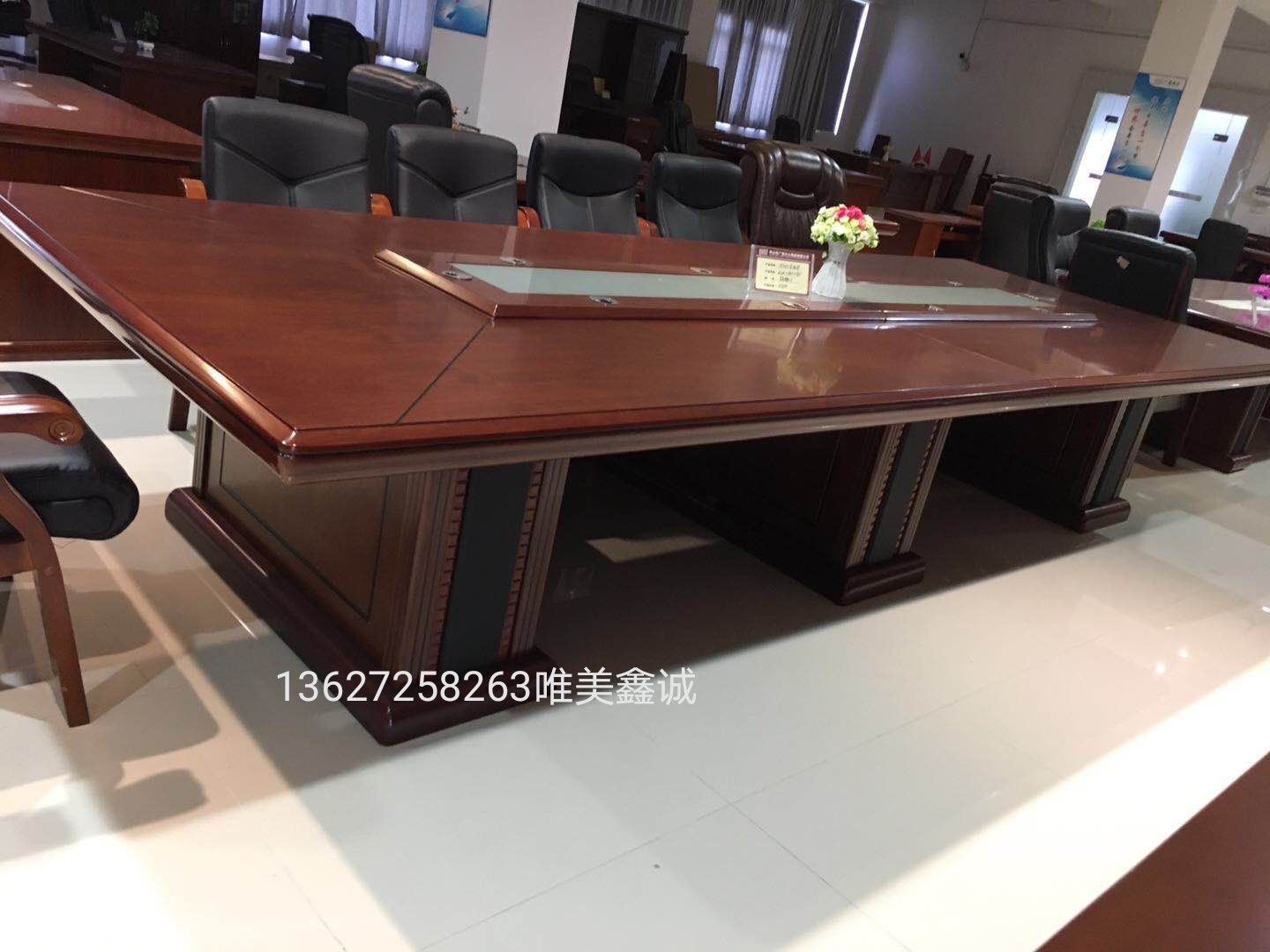 雞西實(shí)木油漆會(huì)議桌WM-GS-5