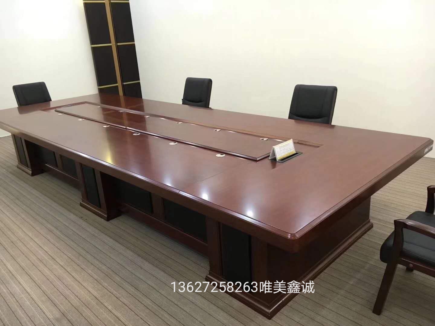 雞西實(shí)木油漆會(huì)議桌WM-BC-9