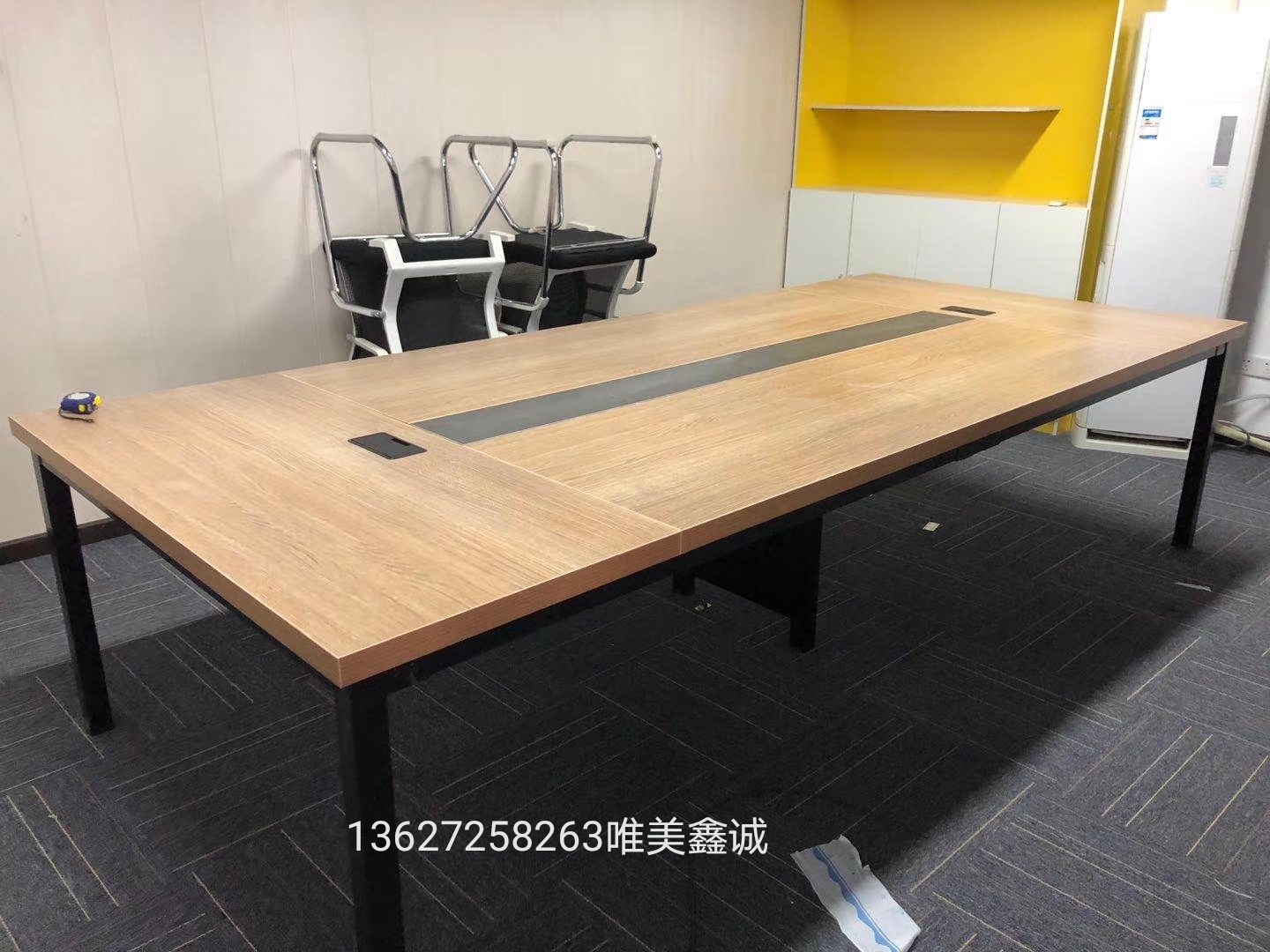 自貢鋼架會議桌WM-FLX-16