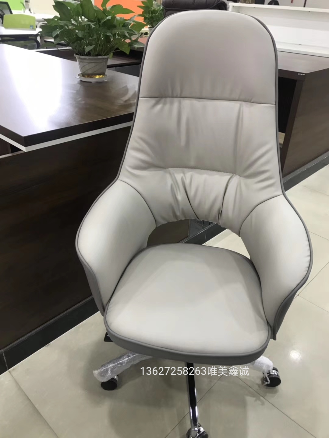 真皮大班椅WM-BX-037
