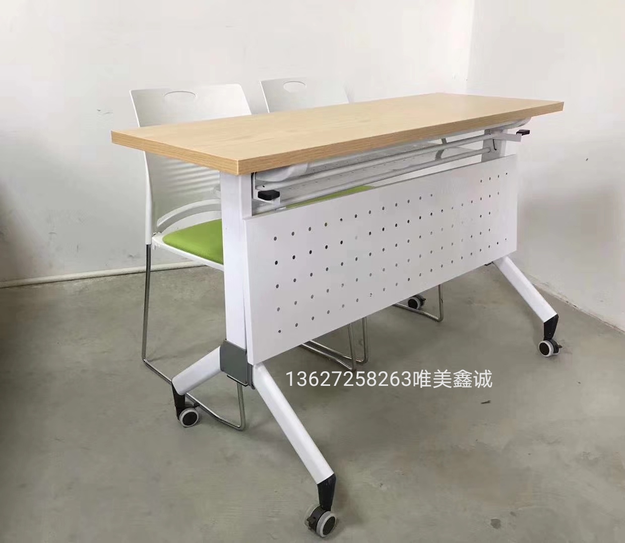 自貢鋼架培訓桌WM-HY-005