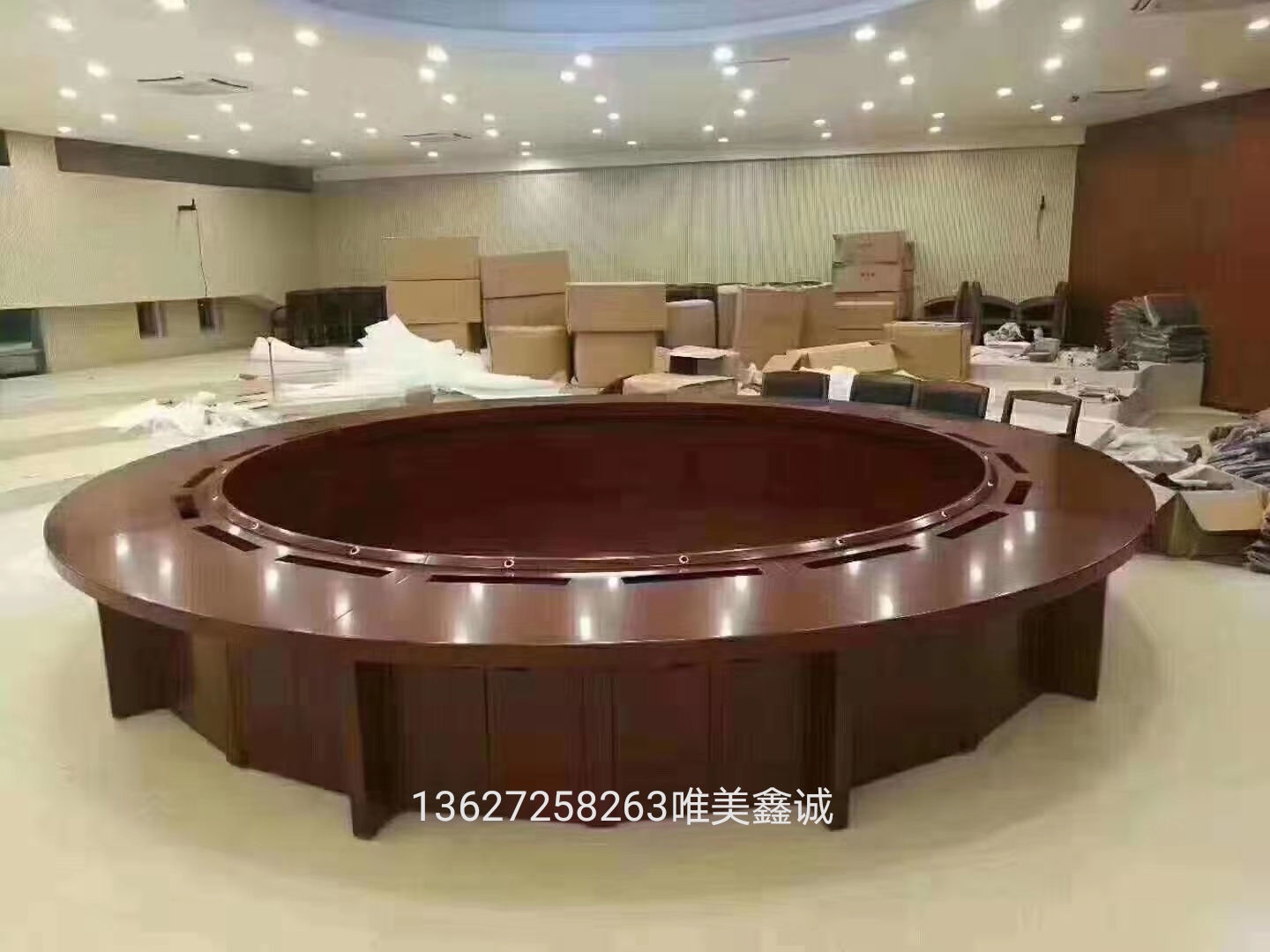 雞西實(shí)木油漆會(huì)議桌WM-BC-015