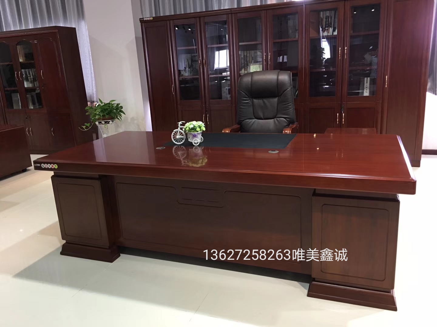 實木大班臺WM-GS-020