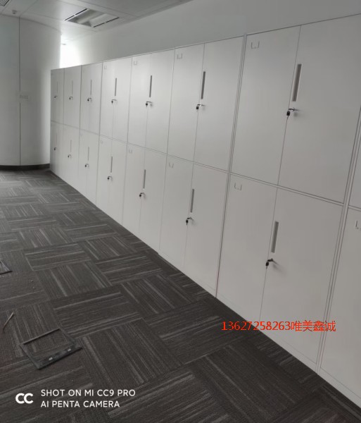 雞西白色窄邊通雙節柜WM-G538